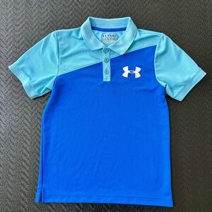 Under Armour Kids' Blue Performance Polo Shirt